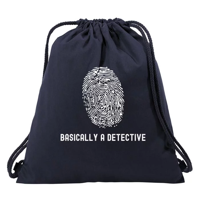 True Crime Funny And Gift Drawstring Bag