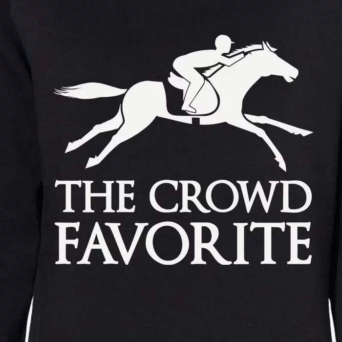 The Crowd Favorite Horse Racing Kentucky Womens California Wash Sweatshirt