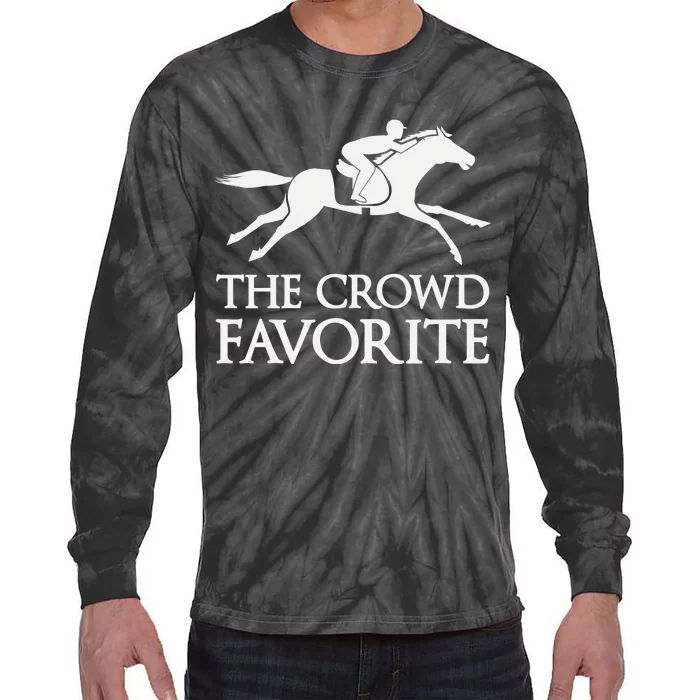 The Crowd Favorite Horse Racing Kentucky Tie-Dye Long Sleeve Shirt