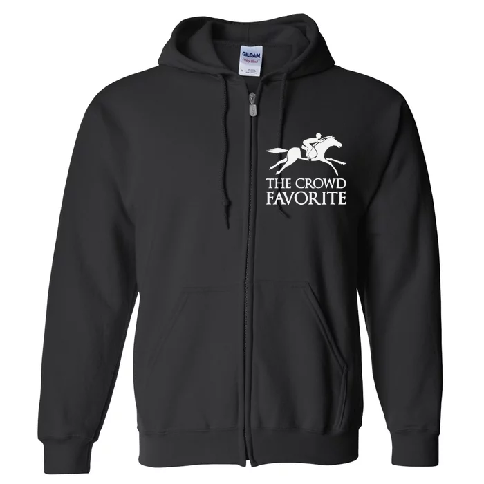 The Crowd Favorite Horse Racing Kentucky Full Zip Hoodie