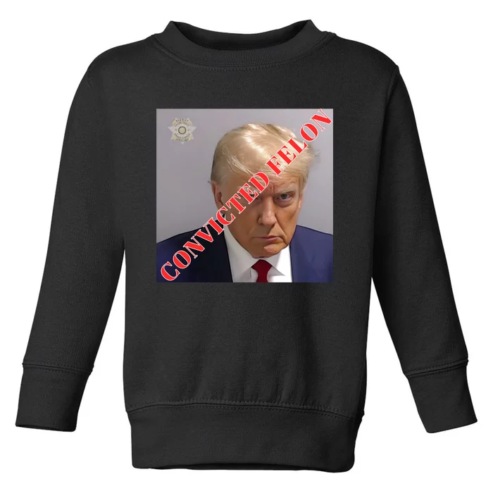 Trump Convicted Felon Toddler Sweatshirt