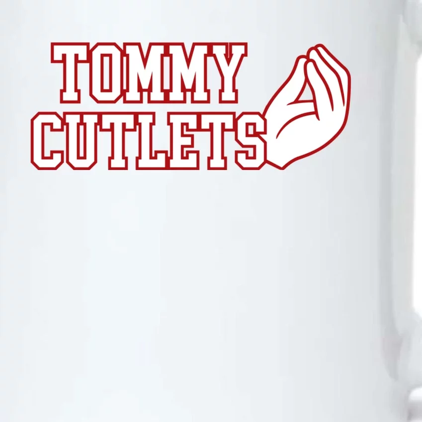 Tommy Cutlets Football Quarterback Ny Italian Hand Gesture Black Color Changing Mug