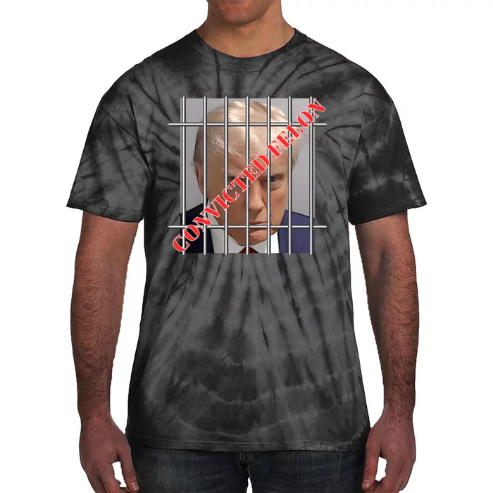 Trump Convicted Felon Tie-Dye T-Shirt