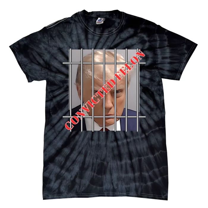 Trump Convicted Felon Tie-Dye T-Shirt