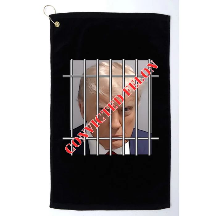 Trump Convicted Felon Platinum Collection Golf Towel