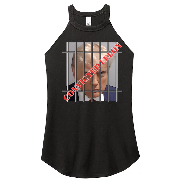 Trump Convicted Felon Women’s Perfect Tri Rocker Tank