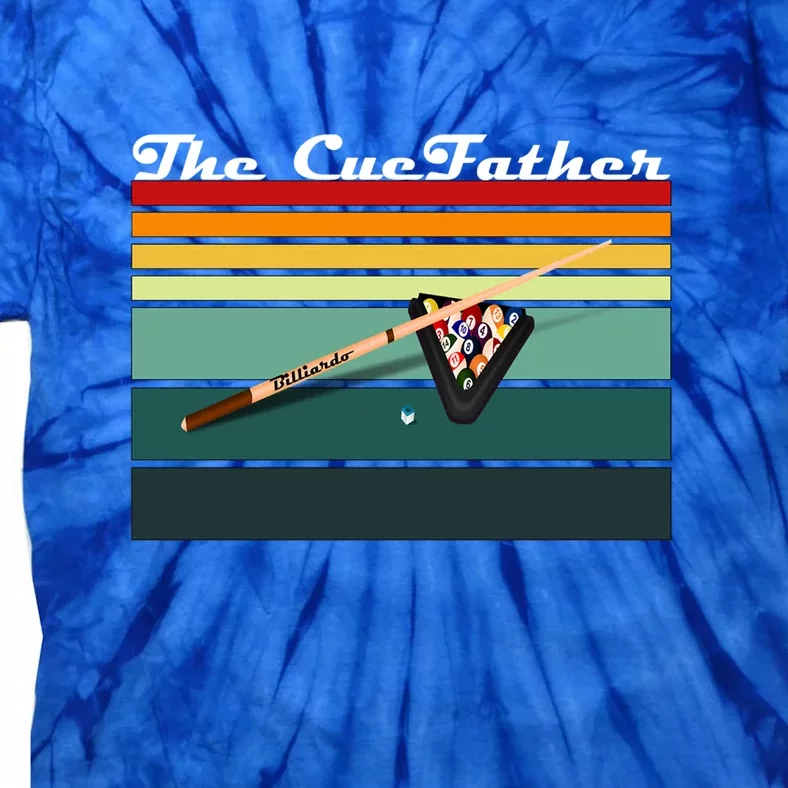 The Cue Father Fantasy Billiards Dad Gift For Father's Day Tie-Dye T-Shirt