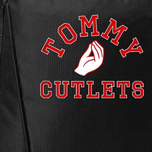 Tommy Cutlets Football Quarterback Ny Italian Hand Gesture City Backpack