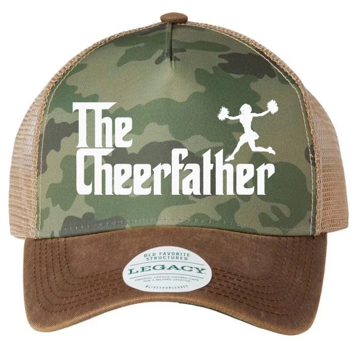 The Cheer Father Funny Cheerleader Father Dad Gift Legacy Tie Dye Trucker Hat