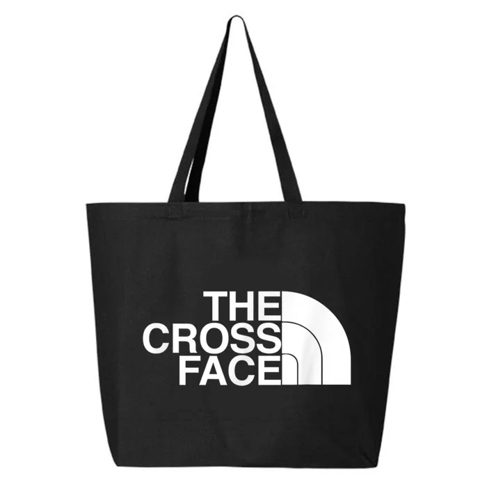 The Cross Face Wrestling Funny Gift 25L Jumbo Tote