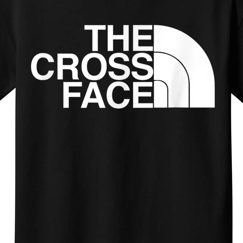 The Cross Face Wrestling Funny Gift Kids T-Shirt