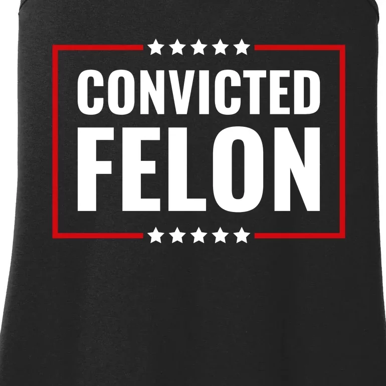 Trump Convicted Felon Ladies Essential Tank