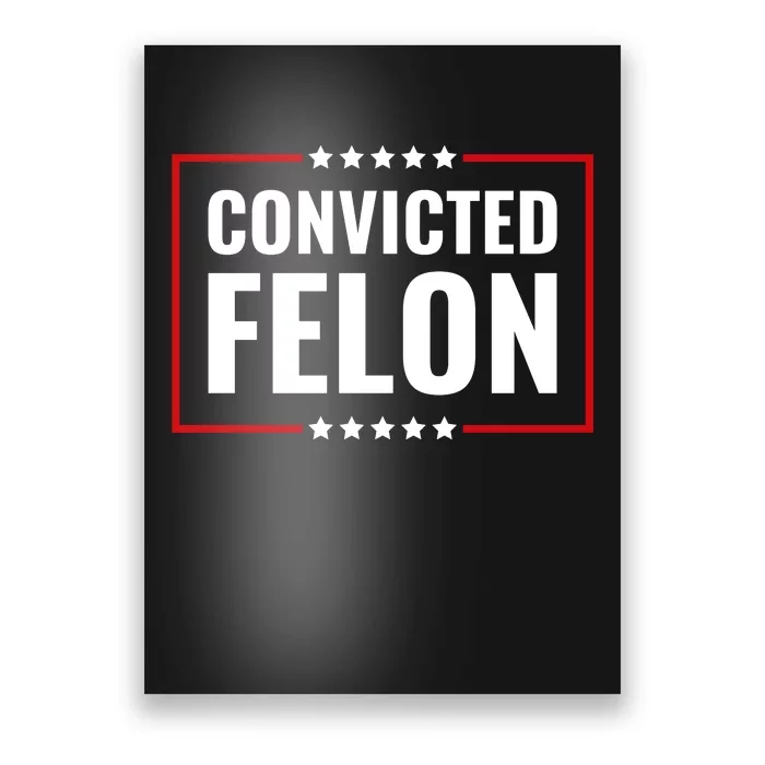 Trump Convicted Felon Poster