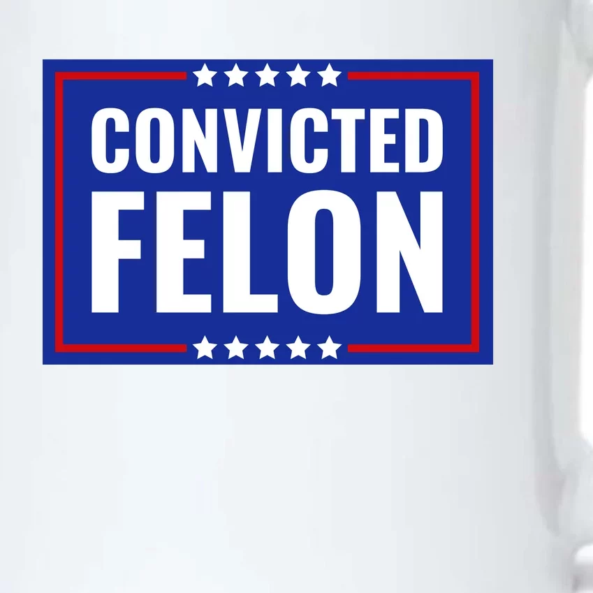 Trump Convicted Felon Black Color Changing Mug