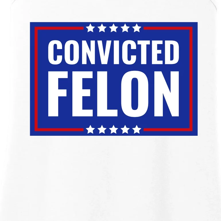 Trump Convicted Felon Ladies Essential Tank