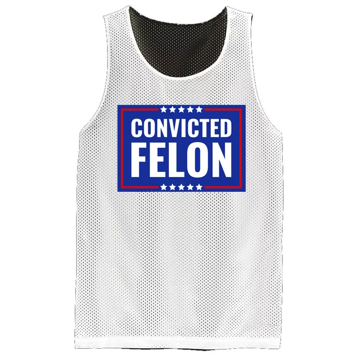 Trump Convicted Felon Mesh Reversible Basketball Jersey Tank