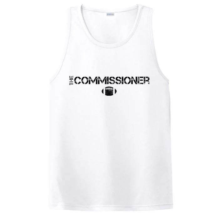 The Commissioner Fantasy Football Draft Vintage Performance Tank