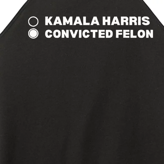 Trump Convicted Felon Women’s Perfect Tri Rocker Tank