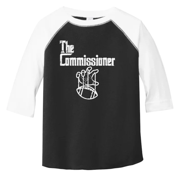 The Commissioner Fantasy Football Commish FFL Toddler Fine Jersey T-Shirt