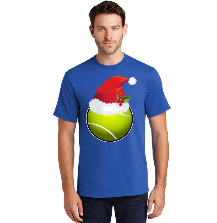 Tennis Christmas Funny Tennis Xmas Gift Tall T-Shirt