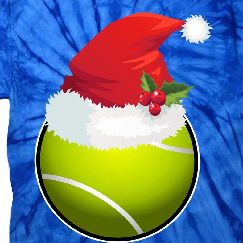 Tennis Christmas Funny Tennis Xmas Gift Tie-Dye T-Shirt