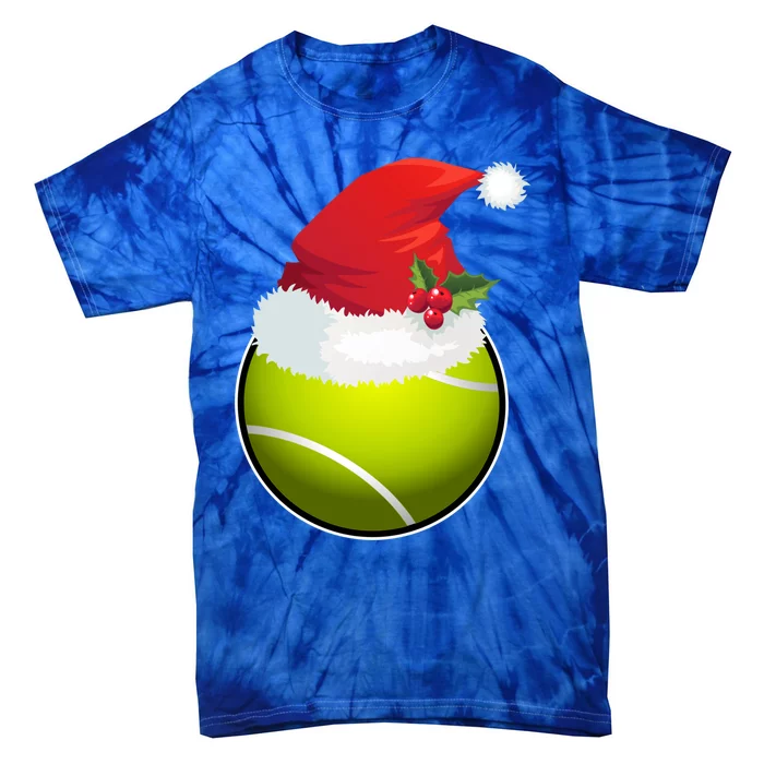 Tennis Christmas Funny Tennis Xmas Gift Tie-Dye T-Shirt