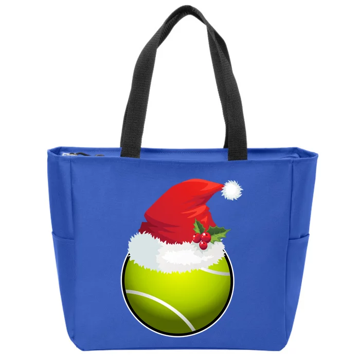 Tennis Christmas Funny Tennis Xmas Gift Zip Tote Bag