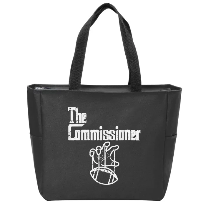 The Commissioner Fantasy Football Zip Tote Bag