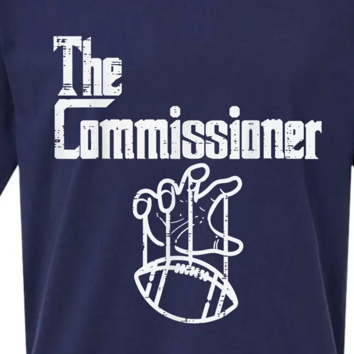 The Commissioner Fantasy Football Sueded Cloud Jersey T-Shirt