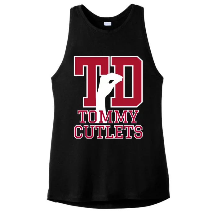 Tommy Cutlets Football Ladies Tri-Blend Wicking Tank