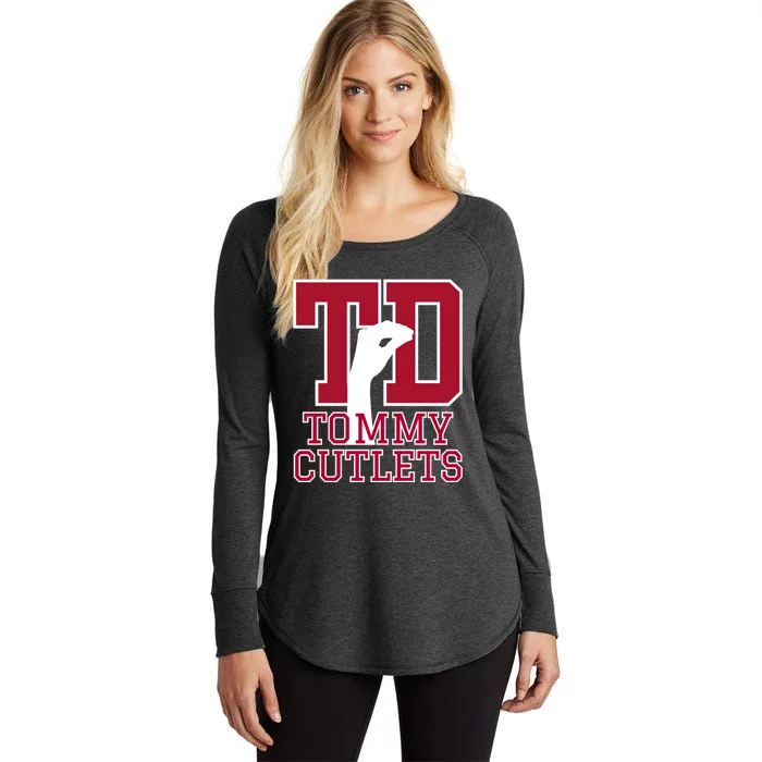 Tommy Cutlets Football Women's Perfect Tri Tunic Long Sleeve Shirt