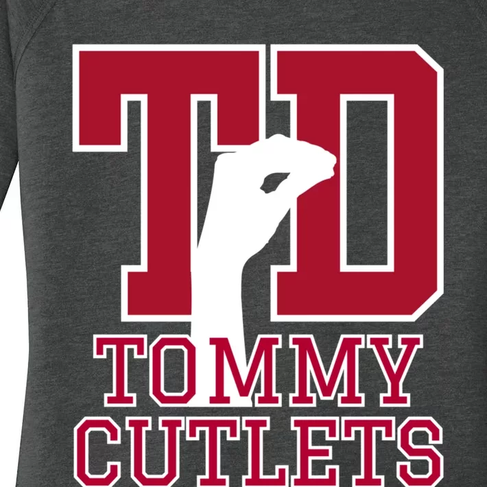 Tommy Cutlets Football Women's Perfect Tri Tunic Long Sleeve Shirt