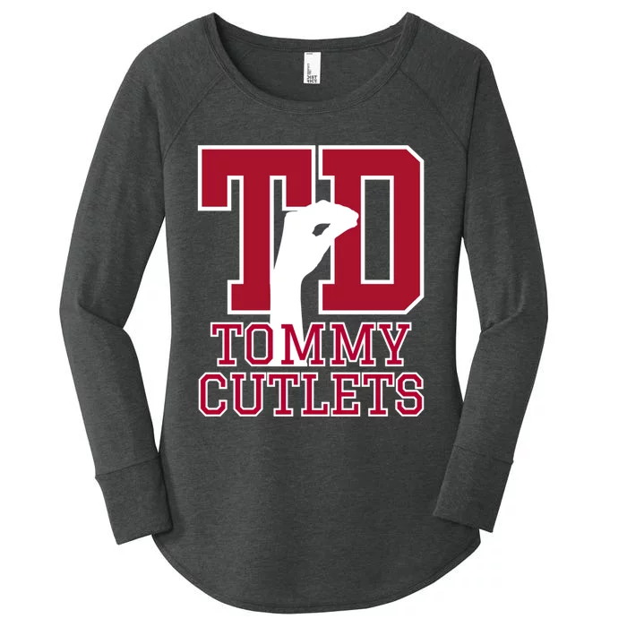 Tommy Cutlets Football Women's Perfect Tri Tunic Long Sleeve Shirt