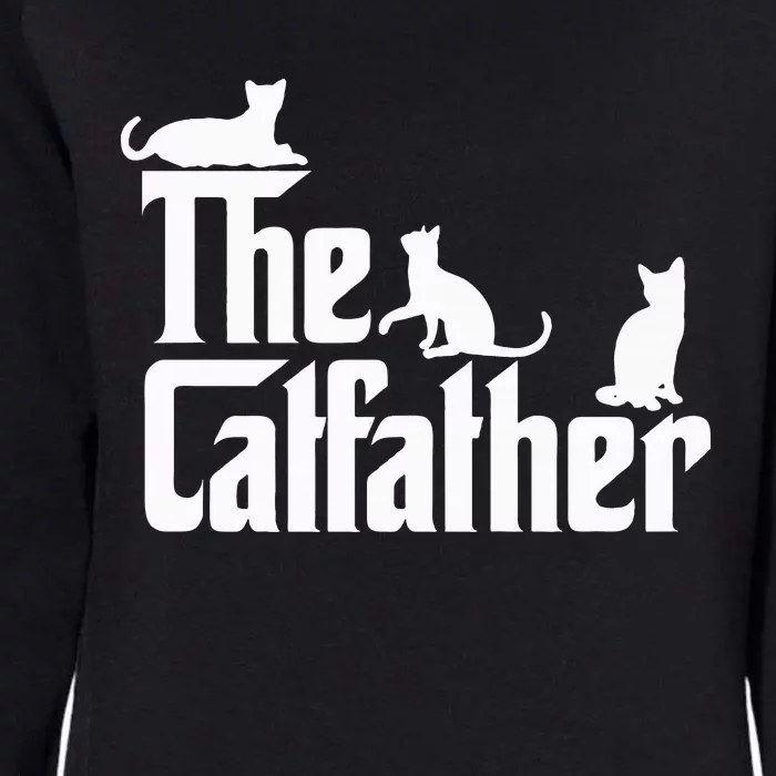 The CatFather Funny Cat Dad Cat Lover Gifts Womens California Wash Sweatshirt