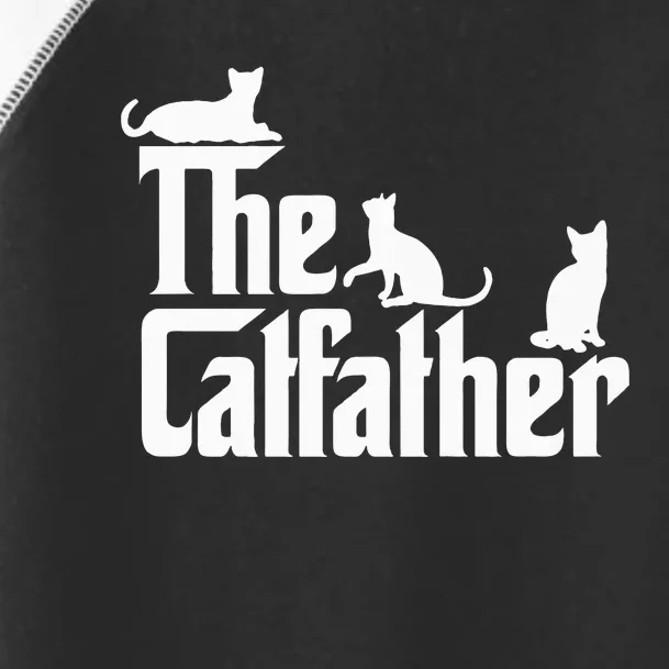 The CatFather Funny Cat Dad Cat Lover Gifts Toddler Fine Jersey T-Shirt