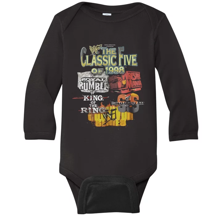 The Classic Five Of 1998 Baby Long Sleeve Bodysuit