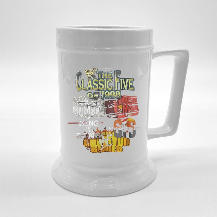 The Classic Five Of 1998 Front & Back Beer Stein