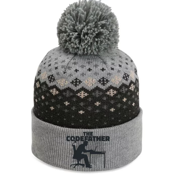 The Code Father The Baniff Cuffed Pom Beanie