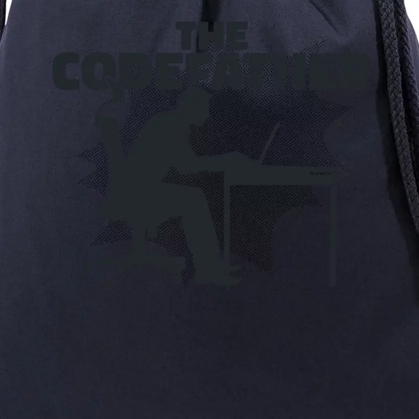 The Code Father Drawstring Bag