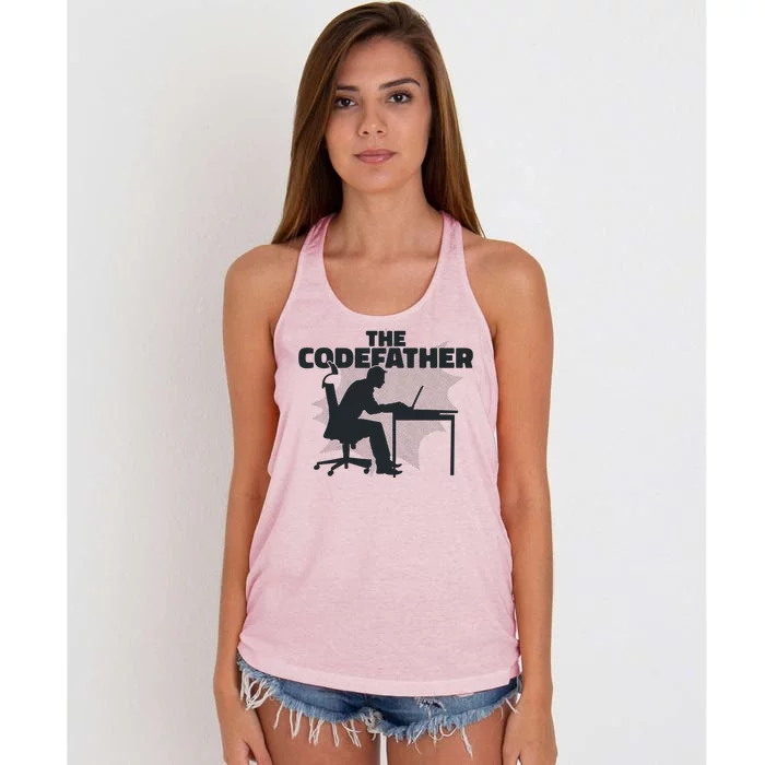 The Code Father Women's Knotted Racerback Tank