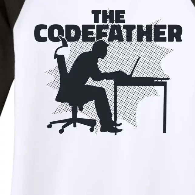 The Code Father Women's Tri-Blend 3/4-Sleeve Raglan Shirt