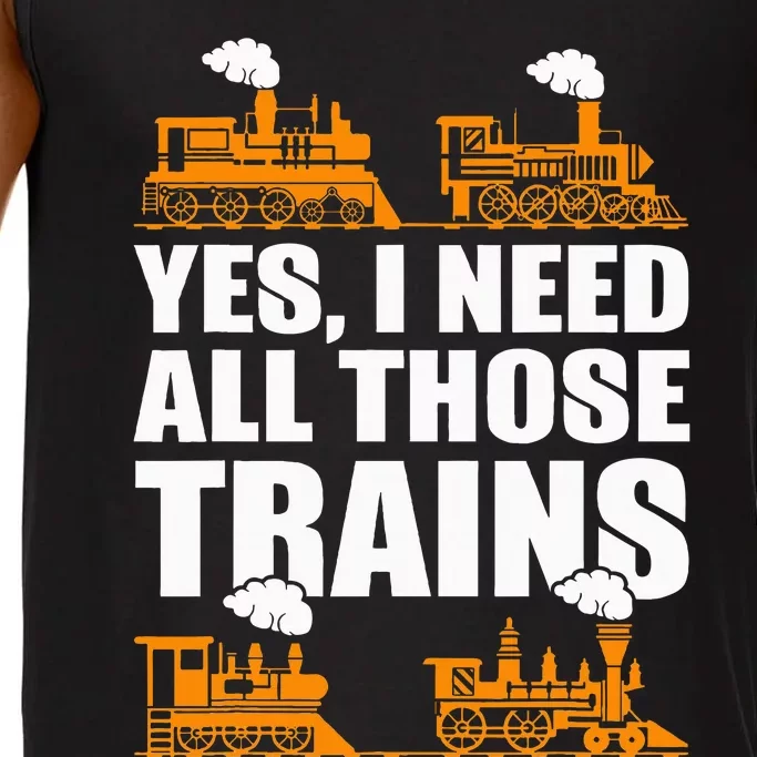 Train Collector Funny Model Train Comfort Colors® Tank Top