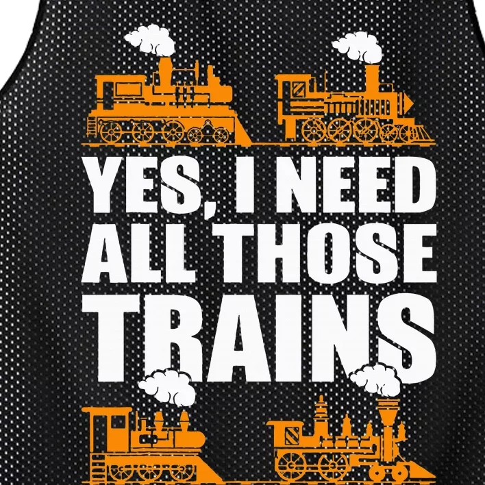 Train Collector Funny Model Train Mesh Reversible Basketball Jersey Tank