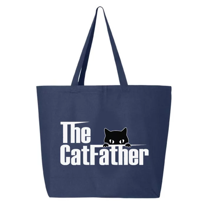 The Catfather Funny Cute Cat Father 25L Jumbo Tote