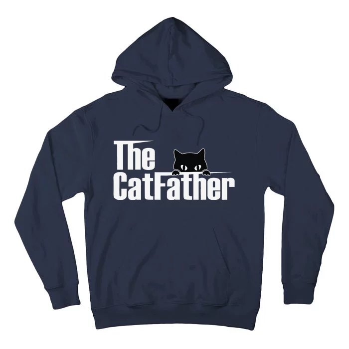 The Catfather Funny Cute Cat Father Tall Hoodie