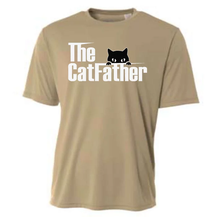 The Catfather Funny Cute Cat Father Cooling Performance Crew T-Shirt