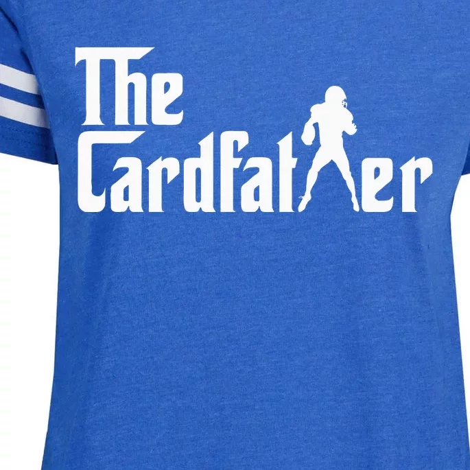 The Cardfather Funny Football Card Collector Trading Cards Enza Ladies Jersey Football T-Shirt