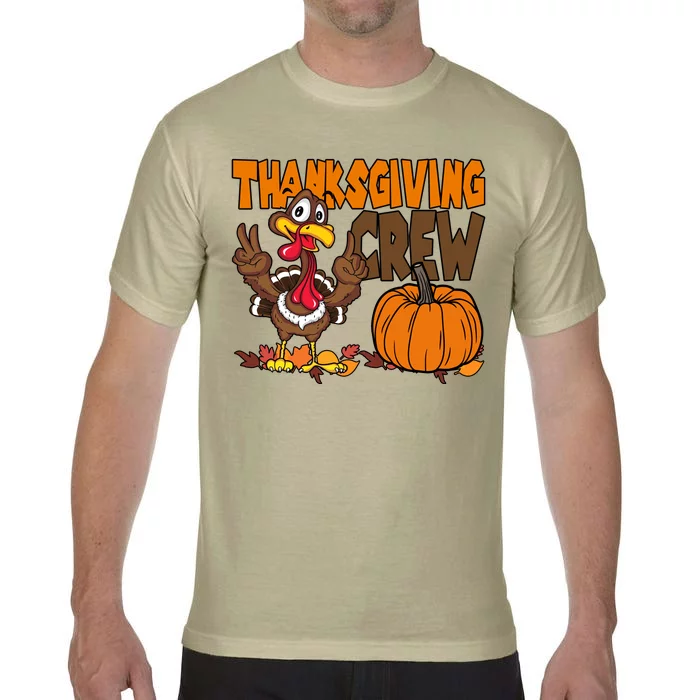 Thanksgiving Crew Funny Turkey Fall Comfort Colors T-Shirt