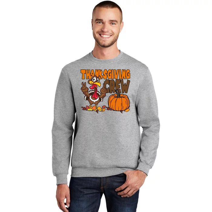 Thanksgiving Crew Funny Turkey Fall Sweatshirt