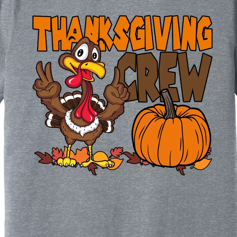 Thanksgiving Crew Funny Turkey Fall Premium T-Shirt